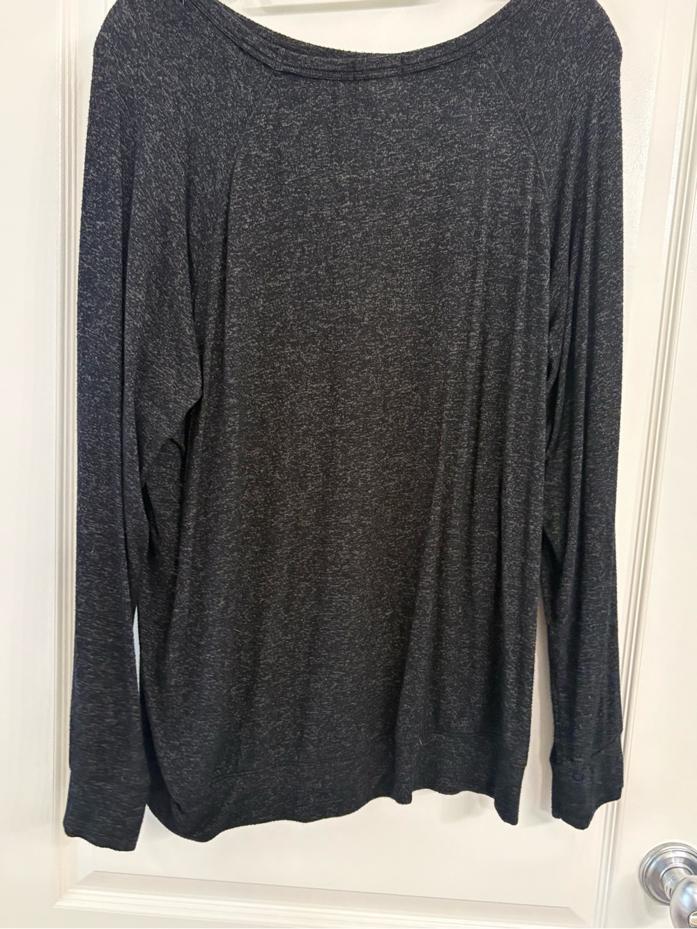 Classic Long Sleeve Heathered Black Shirt